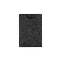 Custom branded RPET felt card holder in dark grey, sustainable bulk merch Australia by Wumble Merch