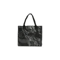 Custom branded Tyvek work bag in black with metal press studs and matching handles, sustainable corporate bag Australia by Wumble Merch