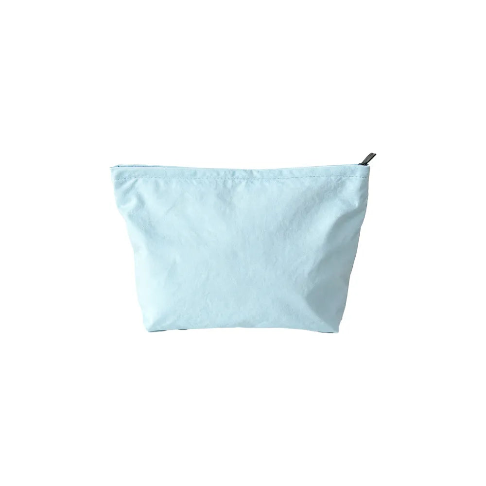 Custom branded zip pouch in Tiffany blue, waterproof nylon, bulk merch Australia by Wumble