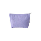 Custom branded zip pouch in taro purple, waterproof nylon, bulk merch Australia by Wumble